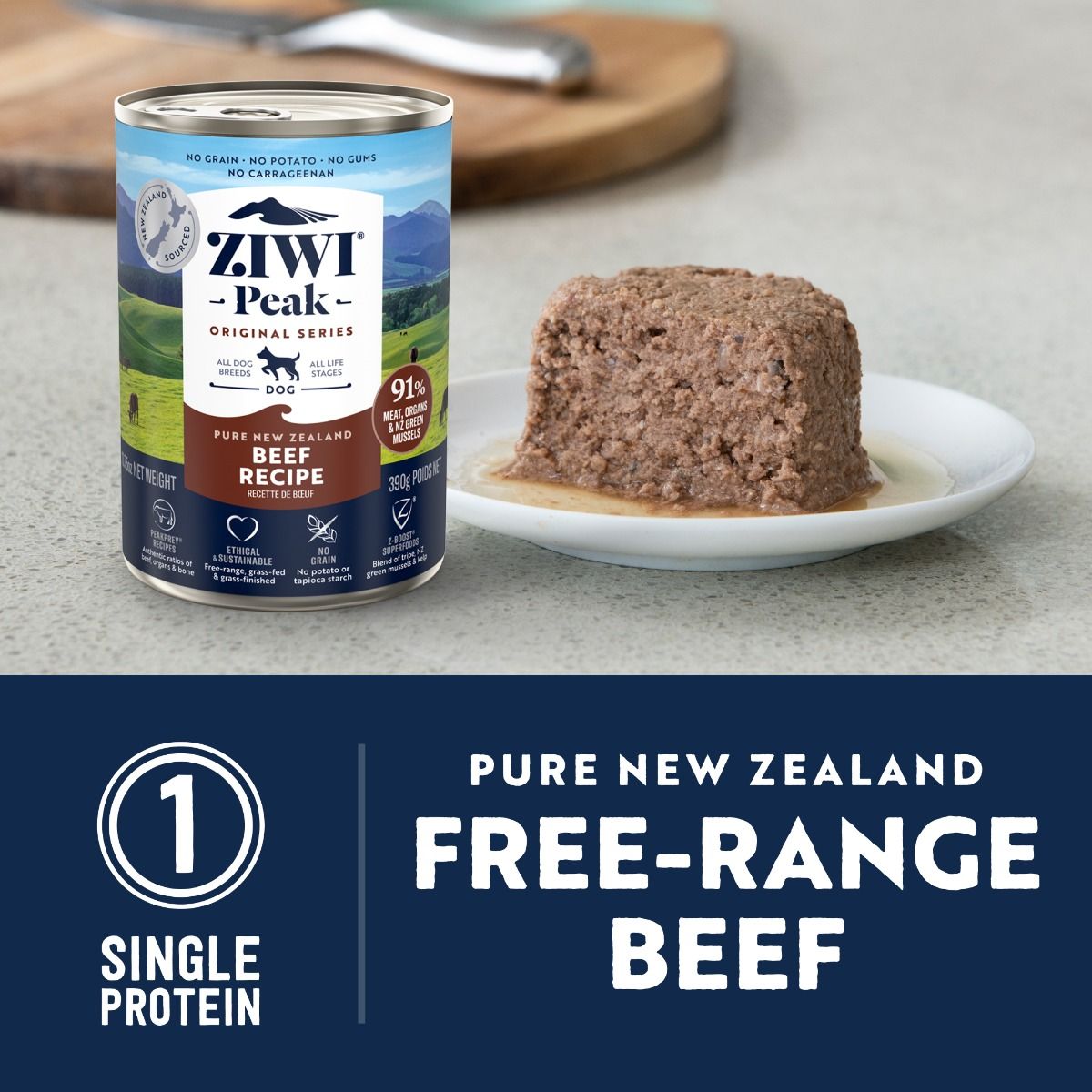 Ziwi Peak Beef Wet Food for Dogs