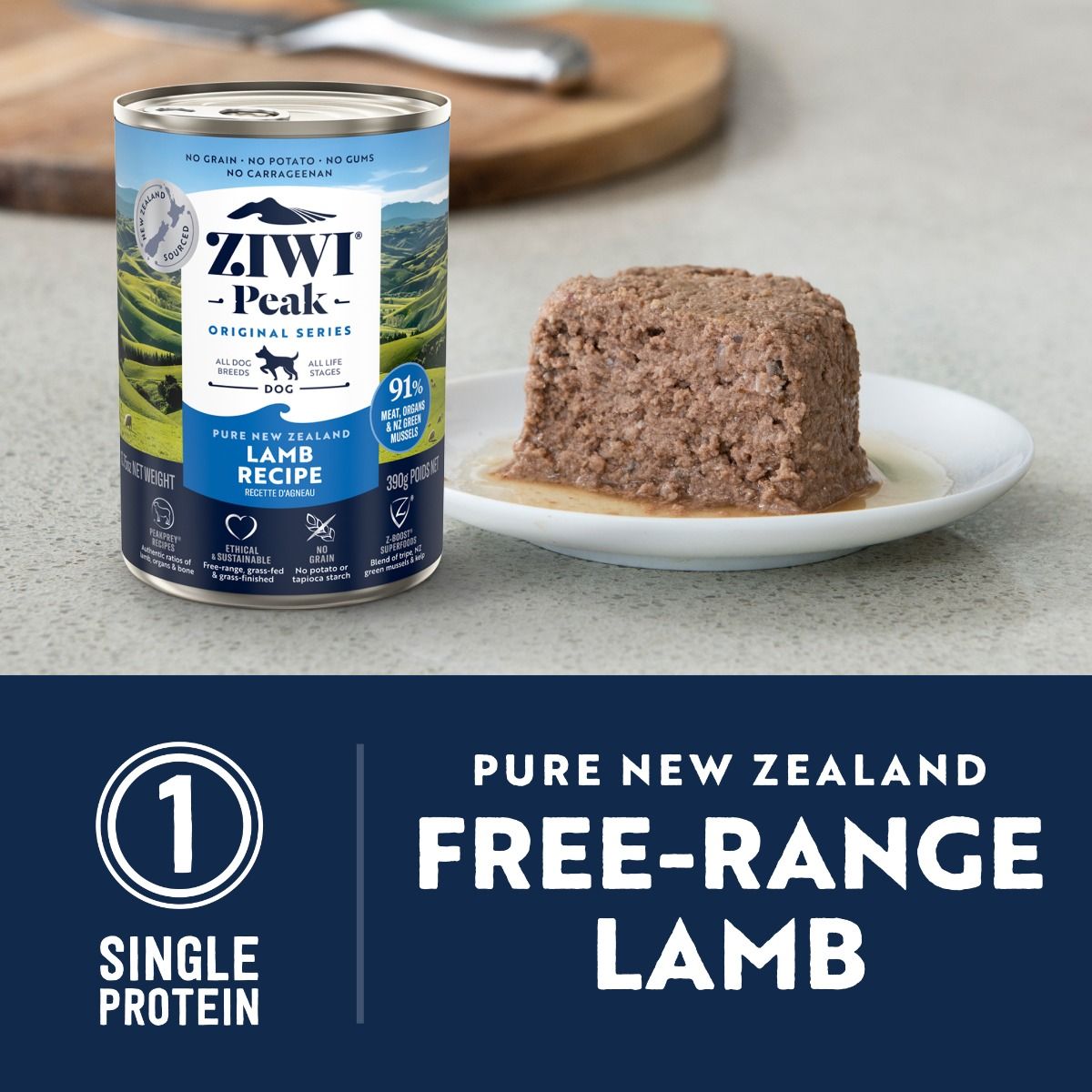 Ziwi Peak Lamb Wet Food for Dogs