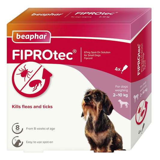 Beaphar Fiprotec for Small Dogs (Flea & Tick Treatment)