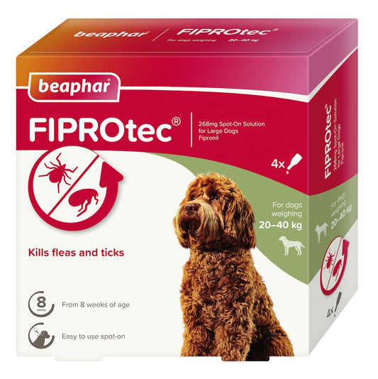 Beaphar Fiprotec for Large Dog (Flea & Tick Treatment)