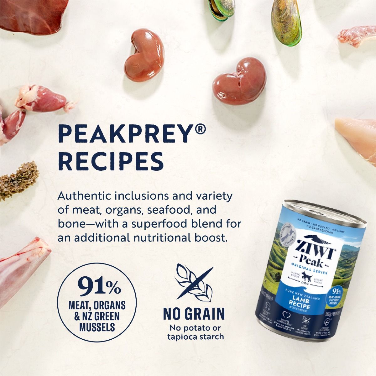 Ziwi Peak Lamb Wet Food for Dogs