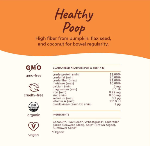 Kin+Kind Organic Healthy Poops Supplement