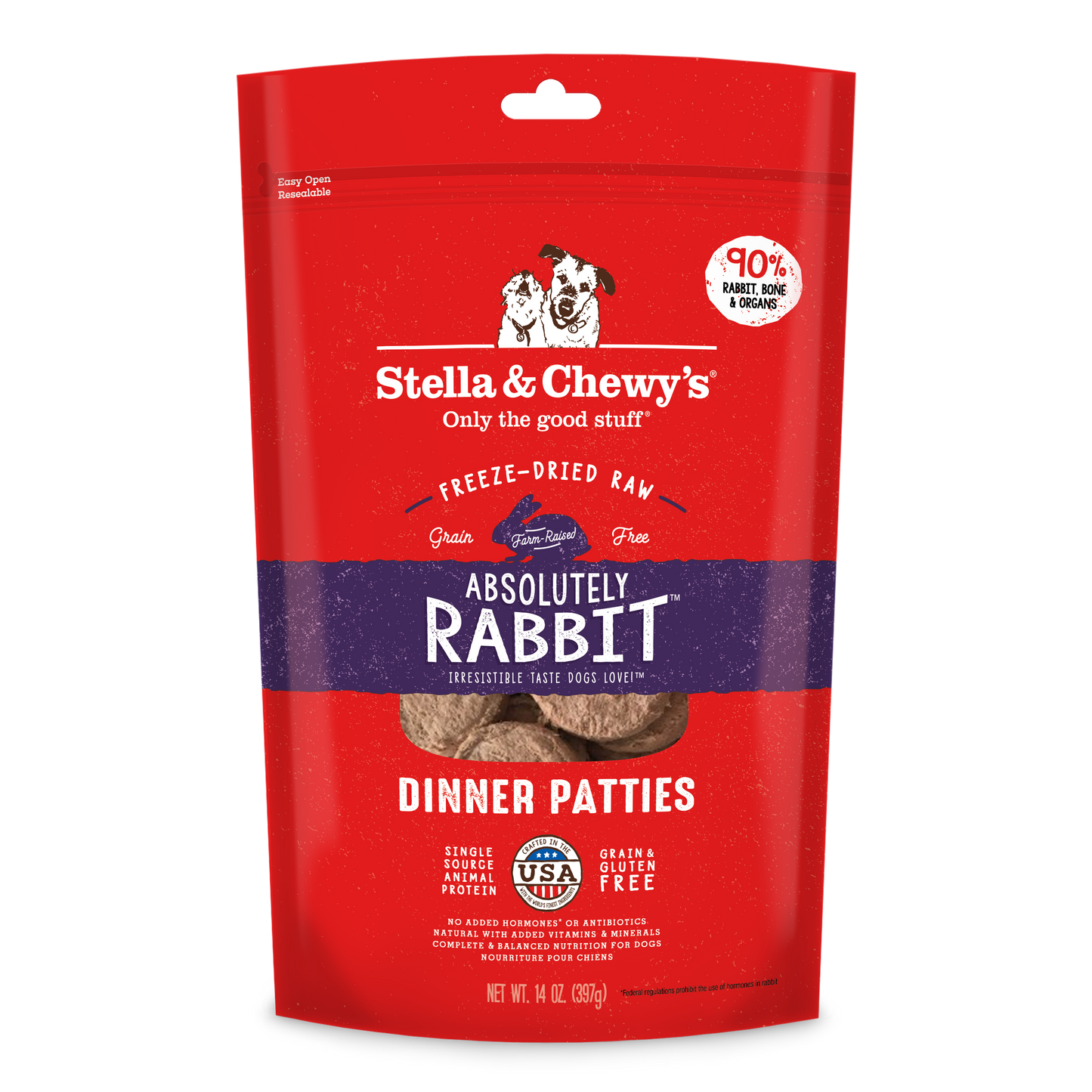 Stella & Chewy's Absolutely Rabbit Patties