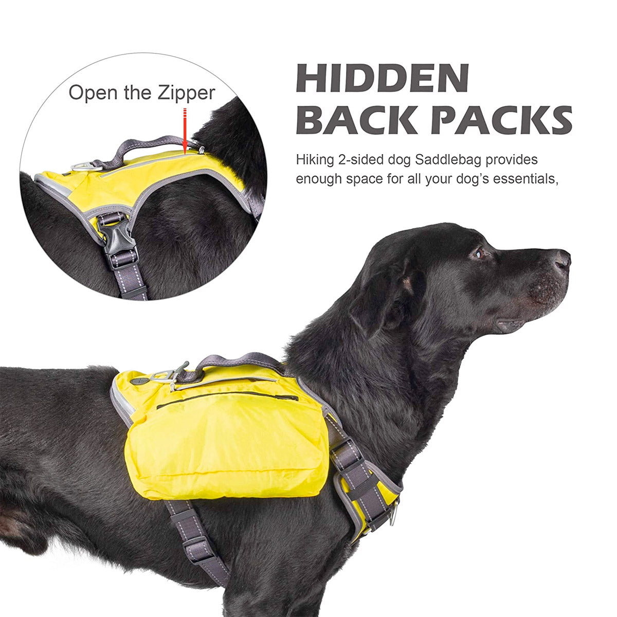 Fida Dog Harness – Yellow