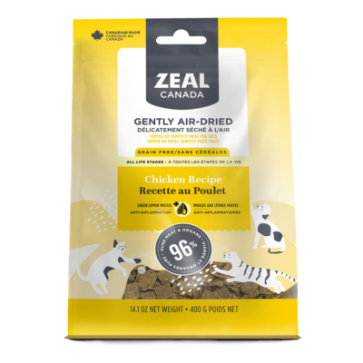 Zeal Gently Air-Dried Chicken Recipe for Cats 400g