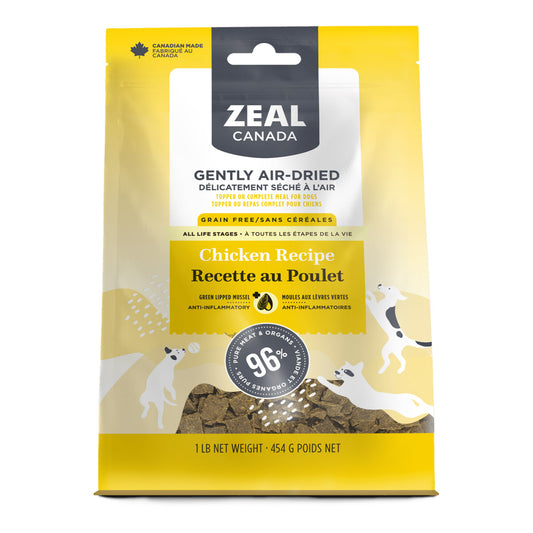 Zeal Gently Air-Dried Chicken Recipe for Dogs  1kg