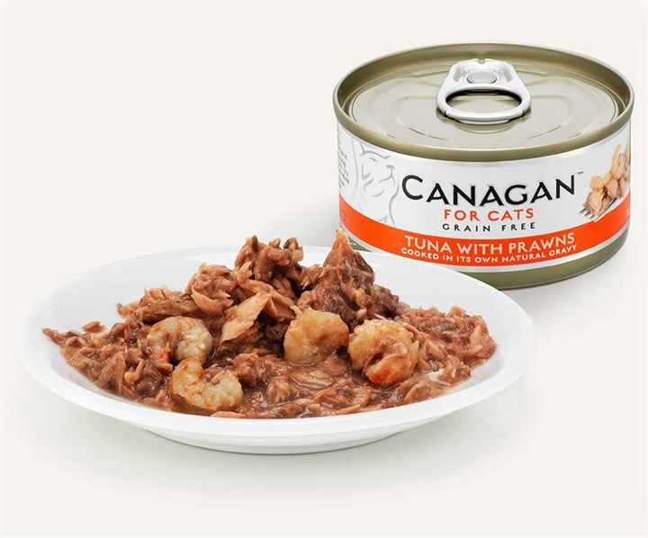 Canagan Tuna with Prawns Wet Food for Cats 75g