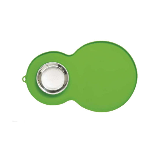 CatIt Peanut Placemat Green - Medium