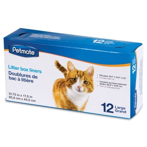 Petmate Litter Pan Liners  12 pcs  Large