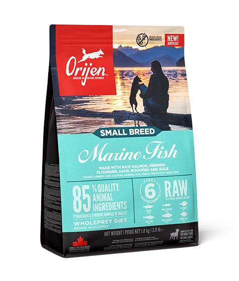 Orijen Marine Fish Small Breed Dry Food for Dogs 1.8kg