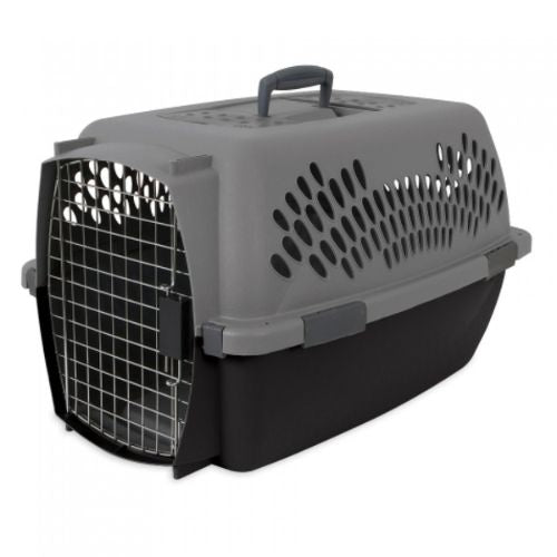 Petmate Pet Porter Traditional Pet Carrier - Grey & Black