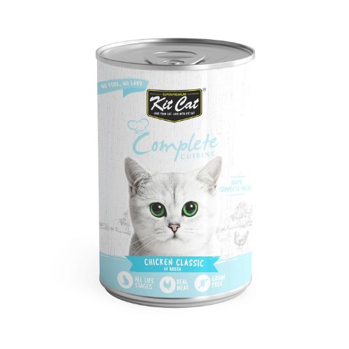 Kit Cat Complete Cuisine Chicken Classic Wet Food 150g can