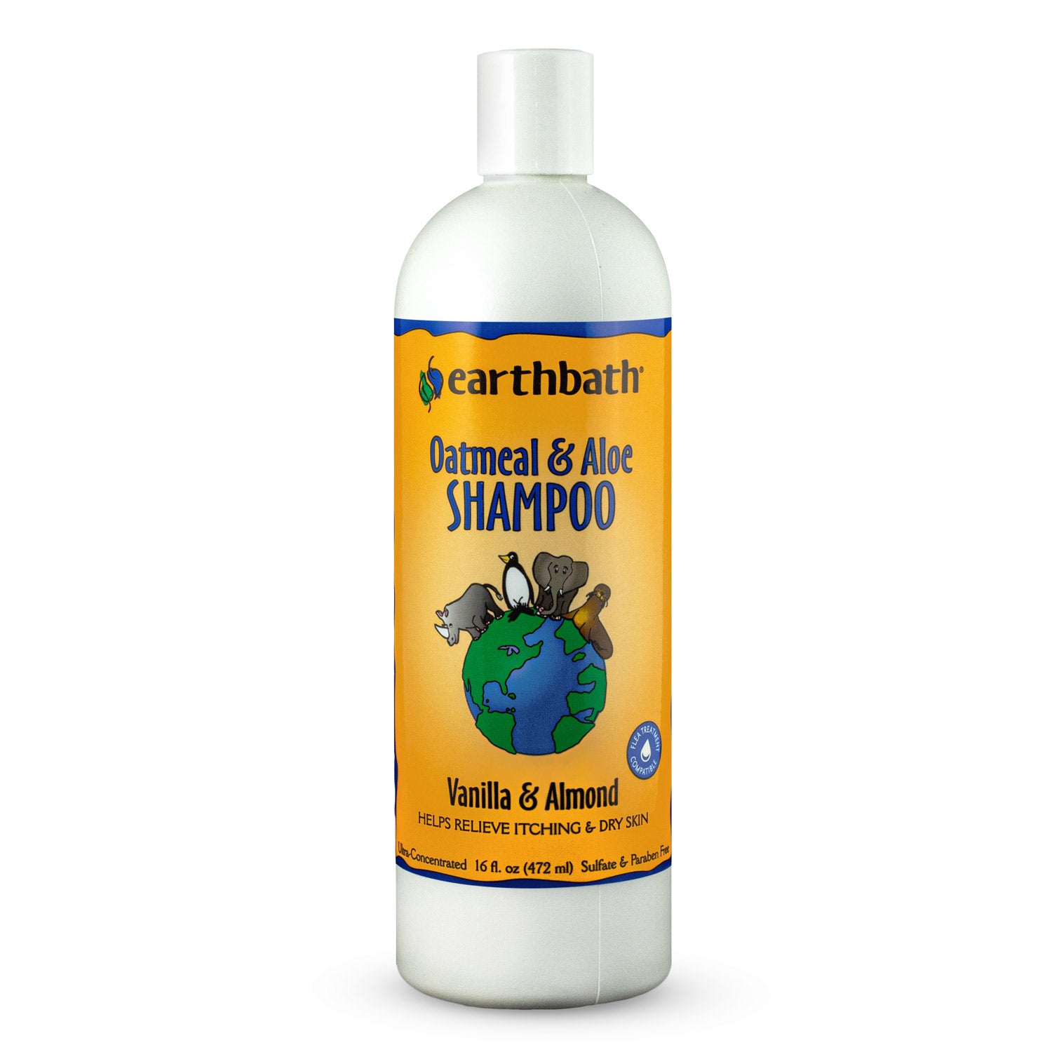 earthbath® Oatmeal & Aloe Shampoo, Vanilla & Almond