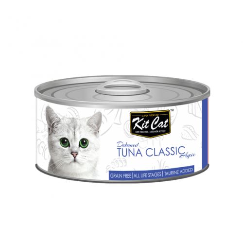 Kit Cat Deboned Tuna Classic Aspic Wet Food 80g can