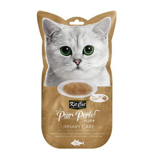 Kit Cat Purr Puree Plus+ Tuna & Cranberry (Urinary Care) Treats 15g x 4 sachets