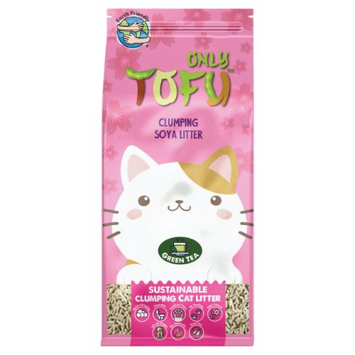 Nutrapet Tofu Clumping Cat Litter - Green Tea Sticks 7 Liters