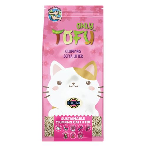 Nutrapet Tofu Clumping Cat Litter - Original Sticks 7 Liters