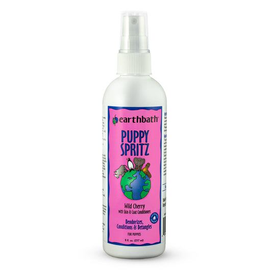 earthbath® Puppy Spritz, Wild Cherry with Skin & Coat Conditioners  237ml  (8oz)