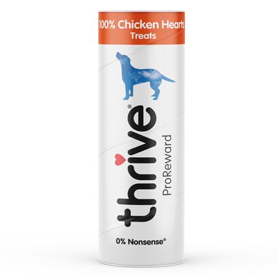 Thrive Chicken Heats Dog Treats. 30 grams tube