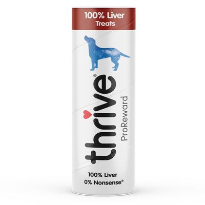 Thrive Beef Liver Dog Treats. 60 grams tube