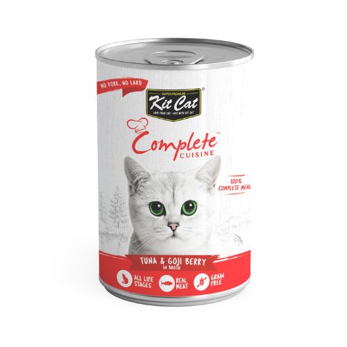 Kit Cat Complete Cuisine Tuna And Goji Berry Wet Food 150g can