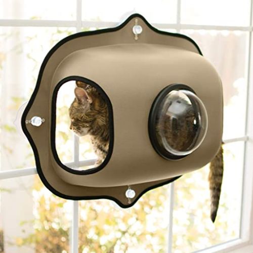 K&H EZ Mount Window Bubble Pod - Tan