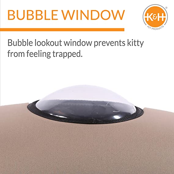 K&H EZ Mount Window Bubble Pod - Tan