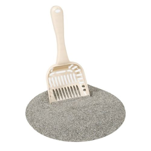 Petmate Litter Scoop with Microban - Bleach Linen, Large 