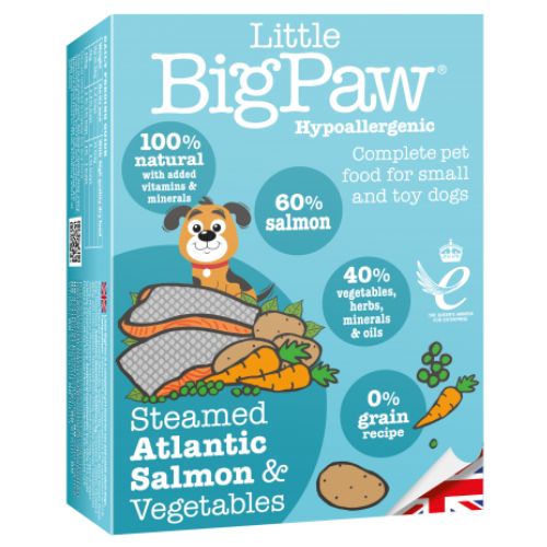 Little BigPaw Steamed Atlantic Salmon & Vegetable Terrine Wet Food for Dogs 150g