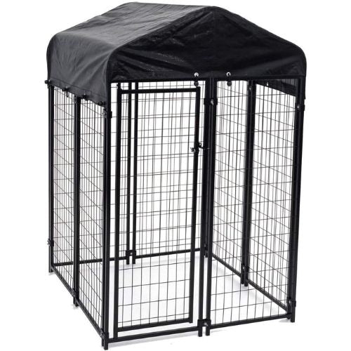 JCC Lucky Dog Outdoor Pet Kennel with Cover