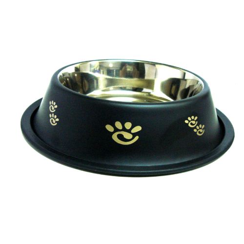 Raintech Stainless steel Antiskid Designer Colored Cat Bowl