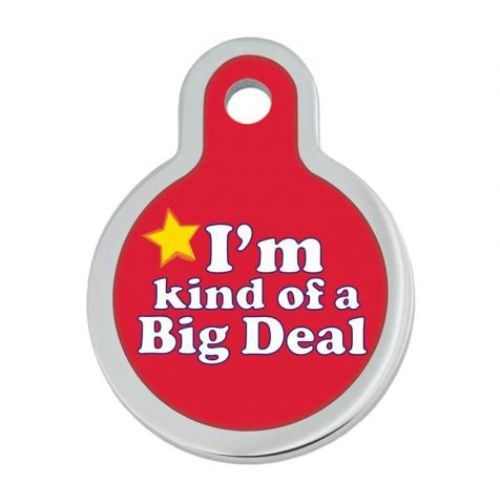 ID Tag - I'm Kind of a Big Deal Raised Edge Circle