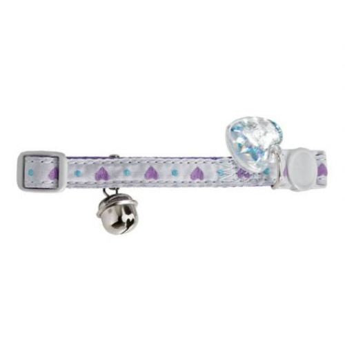 Hunter Cat Collar Purple Heart