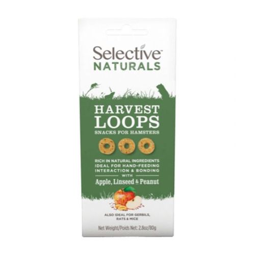 Selective Naturals Harvest Loops for Hamsters  80g