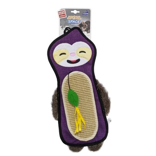 GiGwi  Sloth Cat Scratcher with Catnip