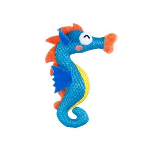 GiGwi Dental Mesh Sea Horse Blue