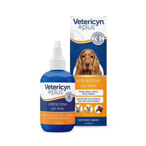 Vetericyn Plus® Antimicrobial Ear Rinse for Cats – 3oz